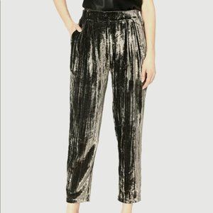 NWT Splendid Moonstone Crushed Velvet Pull On Pants